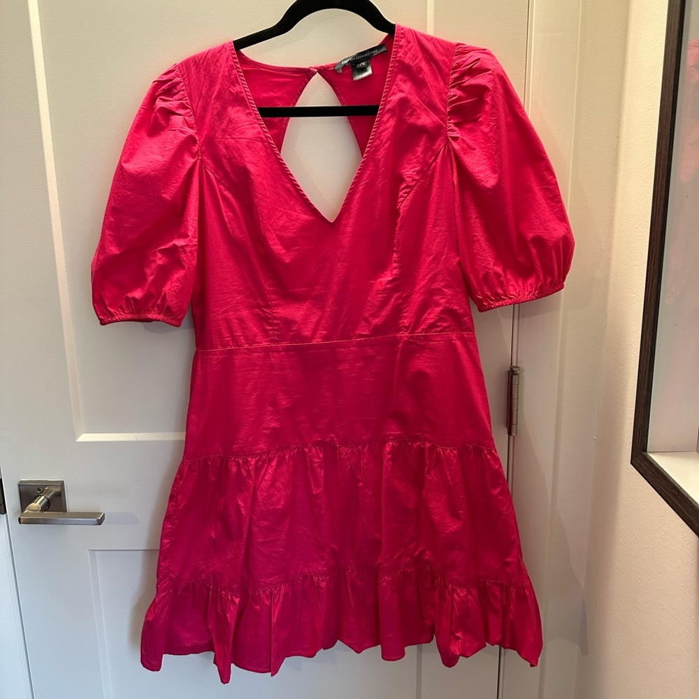 French Connection Puff Sleeve Dress
